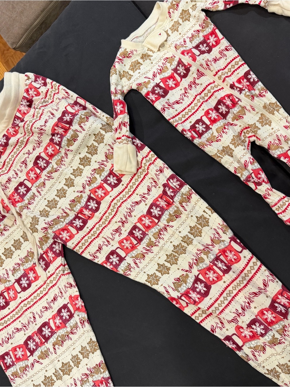 Holiday Burt’s bees baby matching pajamas